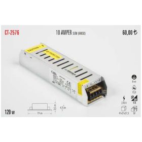 Cata CT-2576 10 Amper 50 Adet Şerit Led Trafosu