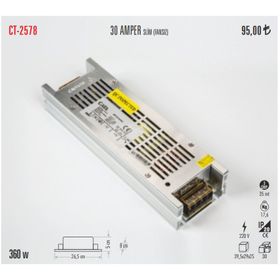 Cata CT-2578 33 Amper Şerit Led Trafosu