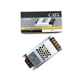 Cata CT-2674 60W 5 Amper Süper Slim Fransız Şerit Led Trafosu