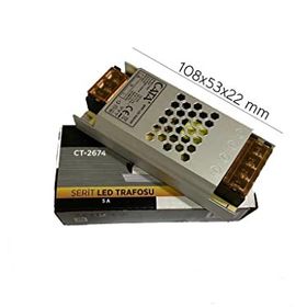 Cata CT-2674 60W 5 Amper Süper Slim Fransız Şerit Led Trafosu