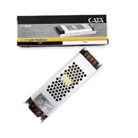 Cata CT-2675 150W 12,5 Amper Süper Slim Fransız Şerit Led Trafosu