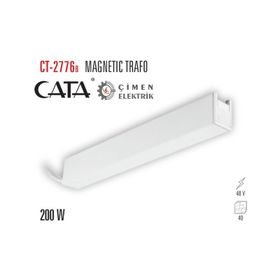 Cata CT-2776 200W Beyaz Kasa Magnetik Led Trafo