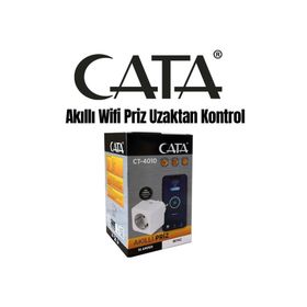 Cata CT-4010 3 Adet Uzaktan Kontrol Edilebilir Wi-Fi Tuya Smart Life Destekli Akıllı Priz