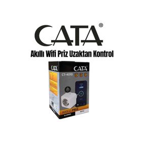Cata CT-4010 3 Adet Uzaktan Kontrol Edilebilir Wi-Fi Tuya Smart Life Destekli Akıllı Priz