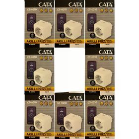 Cata Ct-4010 Wifi Üzerinden Kontrol Edilebilen 8 Adet Akıllı Priz