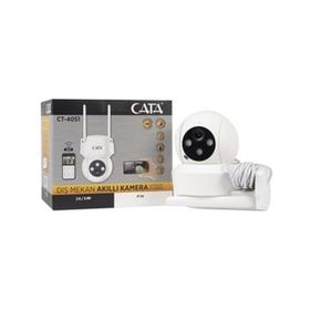 Cata CT-4051 Gece Görüşlü Akıllı 360 Dönebilen IP Güvenlik Kamera