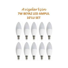 Cata CT 4079 10 Adet Günışığı 3200k 7W Buji Led Ampul