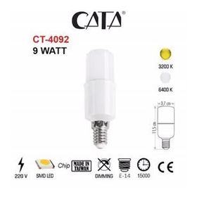 Cata CT-4092 Beyaz Günışığı E14 Duy 8W Led Buji Ampul