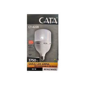 Cata CT-4228 35W 6400K Beyaz Şarjlı Led Ampul