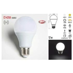Cata CT-4259 12 W Sensörlü Beyaz Işık Led Ampul