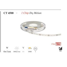 Cata CT-4500 1Ç Beyaz 5 mt Dış Mekan LED Şerit