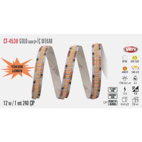 Cata CT-4538G 240 Çipli Günışığı 5 mt İç Mekan Led Şerit