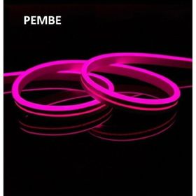 Cata CT-4555 Pembe 5 m 12V Flexible Neon LED