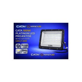 Cata CT-4659 100W 6500K Platinum Beyaz Işık Led Projektör