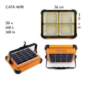 Cata CT-4698 200W Taşınabilir Solar Led Projektör
