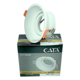 Cata CT-5001 Panter Yuvarlakbeyaz Kasa Spot