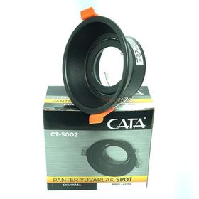 Cata CT-5002 Panter Siyah Yuvarlak Ampul Dahil Spot