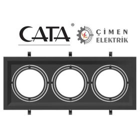 Cata CT-5020 Pars 3'lü Siyah Spot Kasası