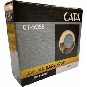 Cata CT-5055 Gu10 Siyah-Bakır Jaguar Kare Spot Kasası