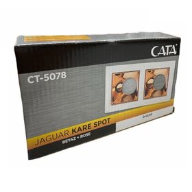 Cata CT-5078 Boş Kasa 2'li Jaguar Armatür