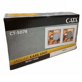 Cata CT-5078 Boş Kasa 2'li Jaguar Armatür
