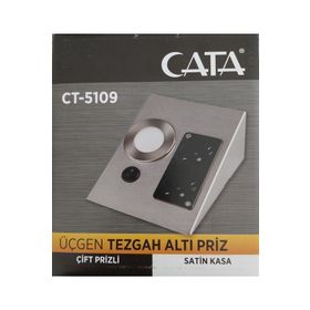 Cata Ct - 5109g 1 W Ledli Çift Prizli Gün Işığı Üçgen Spot
