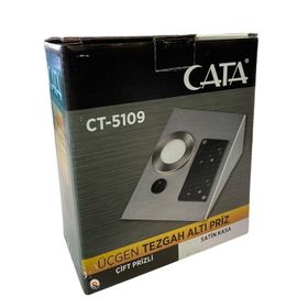 Cata Ct - 5109g 1 W Ledli Çift Prizli Gün Işığı Üçgen Spot