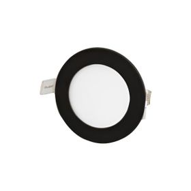 Cata CT-5125 3200K Günışığı 6W Siyah Kasa Yuvarlak Slim Led Panel