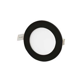 Cata CT-5125 3200K Günışığı 6W Siyah Kasa Yuvarlak Slim Led Panel