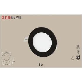 Cata CT-5125 6W 6500K Beyaz Slim Led Panel Armatür