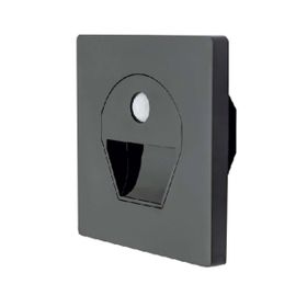 Cata CT-5170 6400K Beyaz 1W Siyah Kasa Sensörlü Ledli Koridor Armatürü