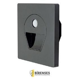Cata CT-5170 6400K Beyaz 1W Siyah Kasa Sensörlü Ledli Koridor Armatürü