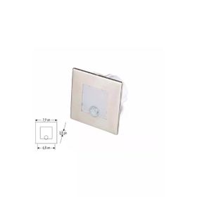Cata CT-5173G 1.5 Watt Radar Sensörlü Ledli 3200K Krom Kasa Koridor Armatürü