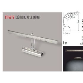 Cata CT-5212 Günışığı 6w Ledli Kuğu Aplik