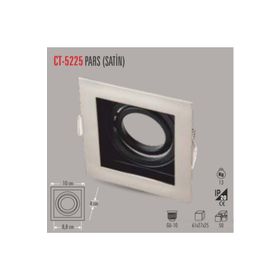 Cata CT-5225 Pars Kare Ampul Hariç Spot