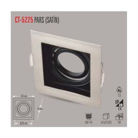 Cata CT-5225 Pars Kare Ampul Hariç Spot