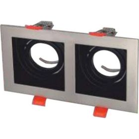 Cata CT-5226 Pars Kare 2'li Satin Spot Kasası