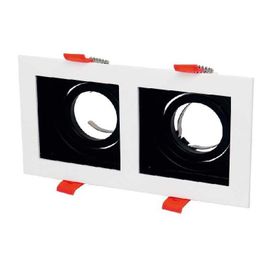 Cata CT-5227 Pars Kare 2'li Beyaz Siyah Spot Kasası