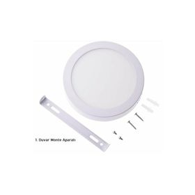 Cata CT-5233 18W 3200K Günışığı Alüminyum Sıva Üstü Yuvarlak Led Panel