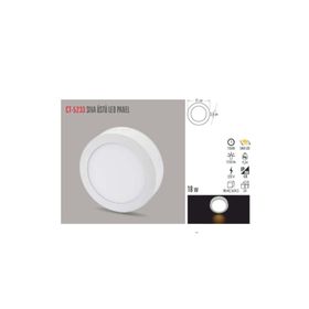 Cata CT-5233 18W Sıva Üstü 3200K Gün Işığı Led Panel