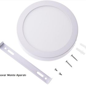 Cata CT-5233G 18w Sıva Üstü Yuvarlak Beyaz Kasa Günışığı Led Panel