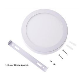 Cata CT-5233G 18w Sıva Üstü Yuvarlak Beyaz Kasa Günışığı Led Panel