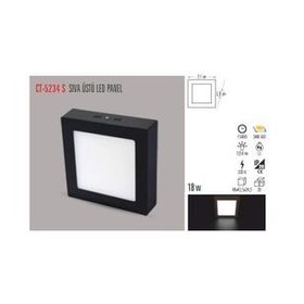 Cata CT-5234 S 18W Siyah Sıva Üstü 6400K Beyaz Led Panel