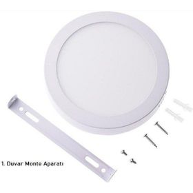 Cata Ct - 5235 18 W Sıva Üstü Gün Işığı Siyah Kasa Led Panel Armatür