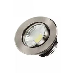 Cata CT-5252B 7W 6400K Beyaz Saten Kasa Akik Cob Led Spot Armatür
