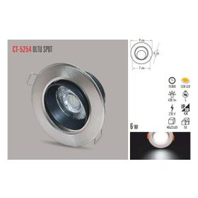 Cata CT-5254 6W 3200K 6 Adet Oltu Led Spot