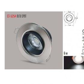 Cata CT-5254 6W 3200K 6 Adet Oltu Led Spot