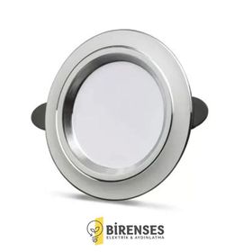Cata CT-5257 6 W 6400 Kelvin Zebra Beyaz Krom Kasa Beyaz Işık Led Spot