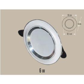 Cata CT-5257 6400K Beyaz 6W Beyaz-Krom Zebra Led Spot Armatür