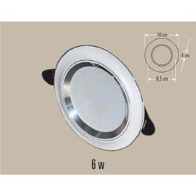 Cata CT-5257 6400K Beyaz 6W Beyaz-Krom Zebra Led Spot Armatür